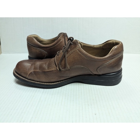 Johnston & Murphy Shoes Mens 11 M Brown Leather Bicycle Oxford Shuler Lace up - Picture 7 of 12